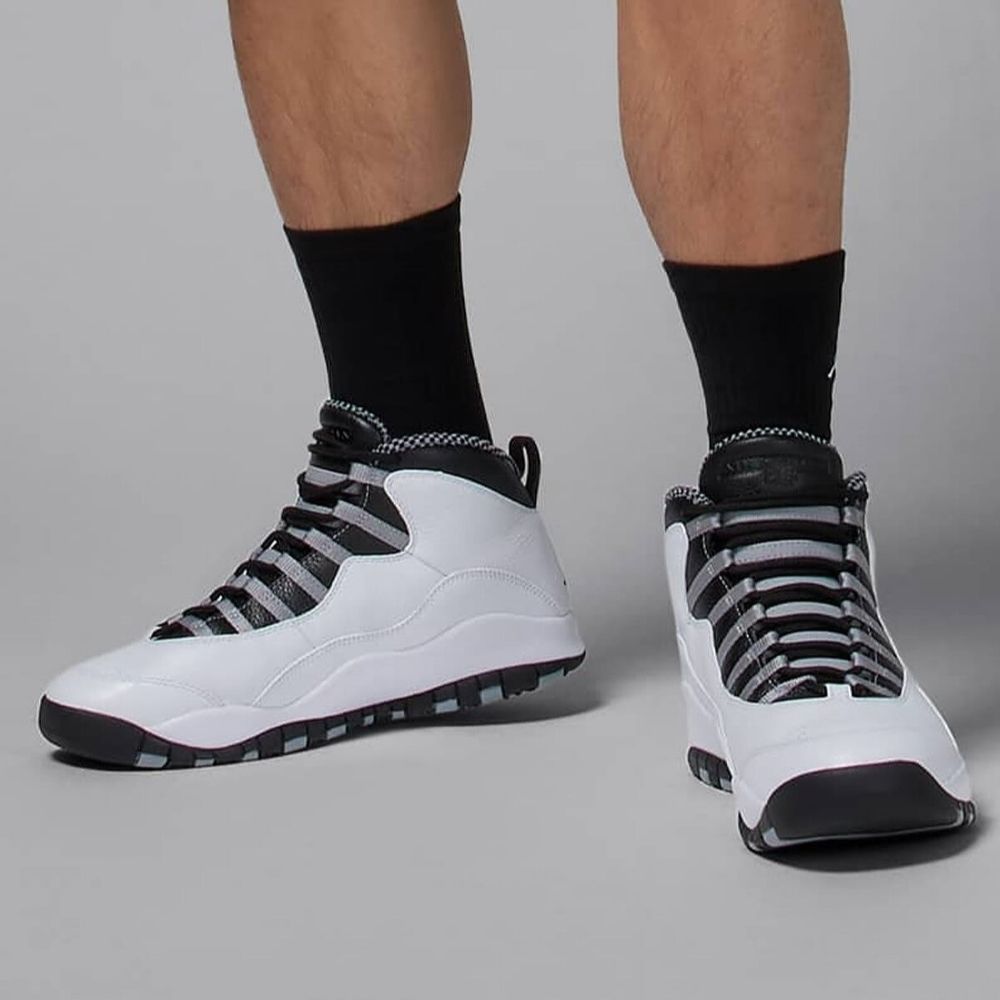 Air Jordan 10 Retro OG Steel Black White 2025
