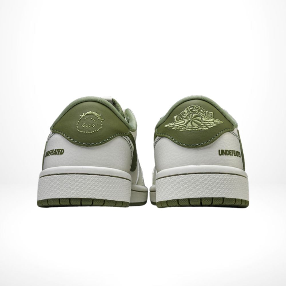 Air Jordan 1 Low x Travis Scott x Undefeated White Green