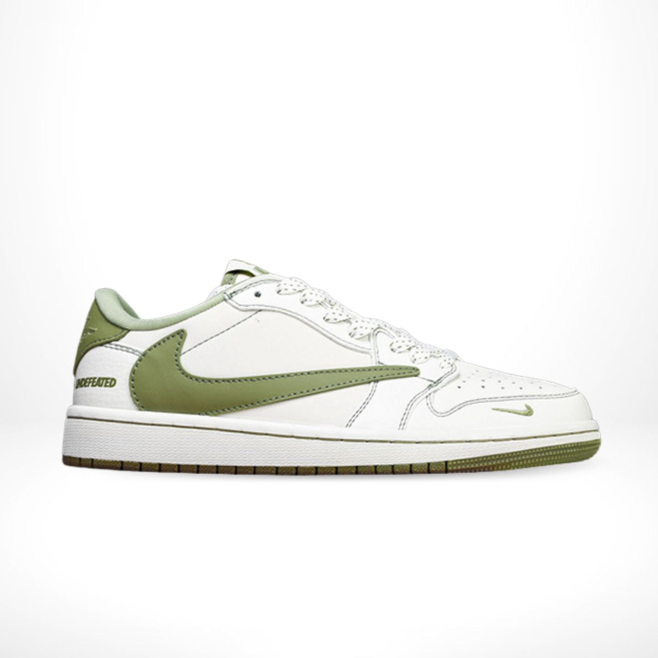 Air Jordan 1 Low x Travis Scott x Undefeated White Green