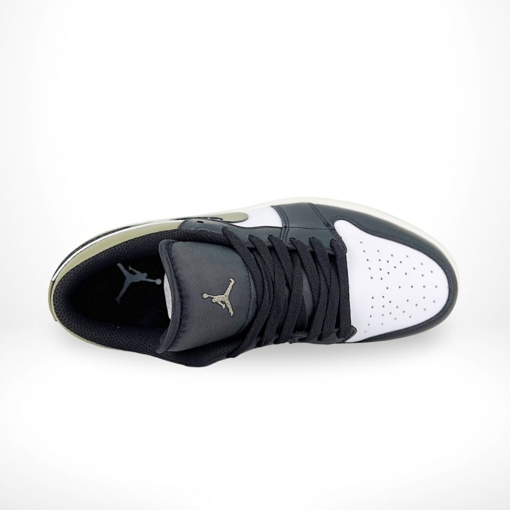 Air Jordan 1 Low Black Toe Medium Olive