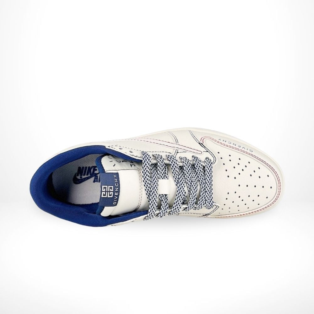Air Jordan 1 Low x Travis Scott x Givenchy Beige Blue Red Custom
