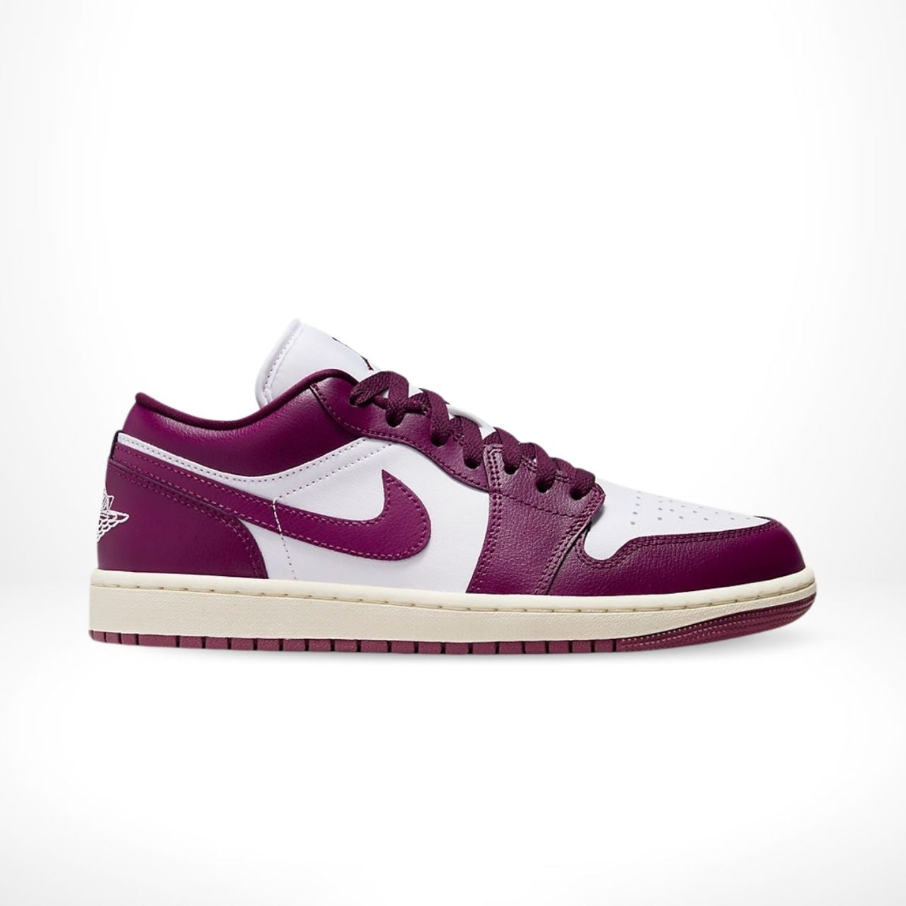 Air Jordan 1 Low White Fireberry