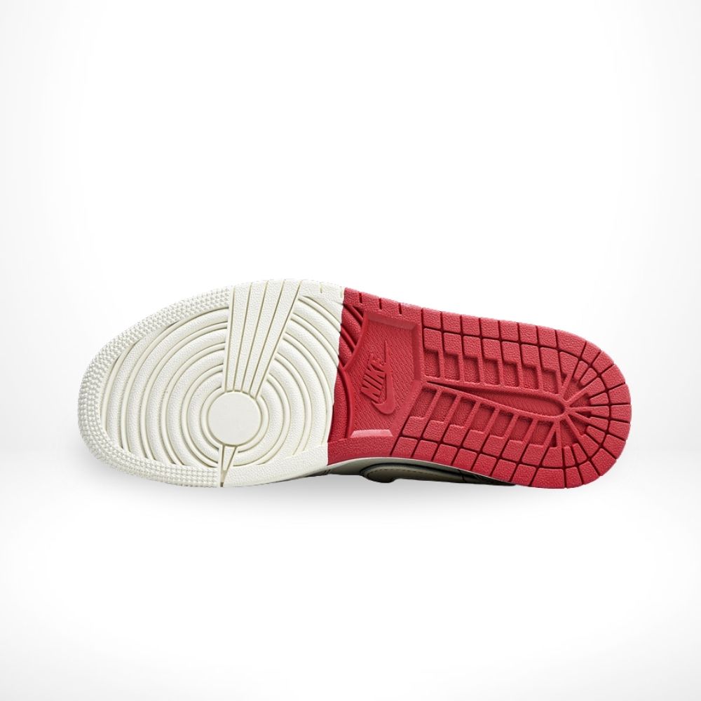 Air Jordan 1 Low x Supreme Sail White Red Custom