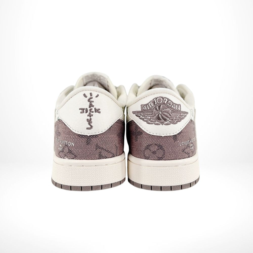 Air Jordan 1 Low x Travis Scott x Louis Vuitton White Grey