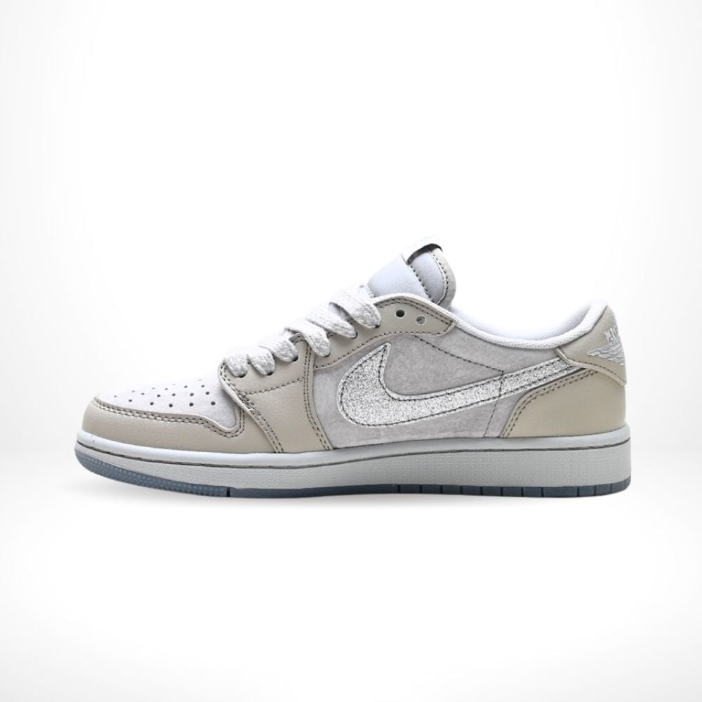 Air Jordan 1 Low x Travis Scott Grey Beige Custom