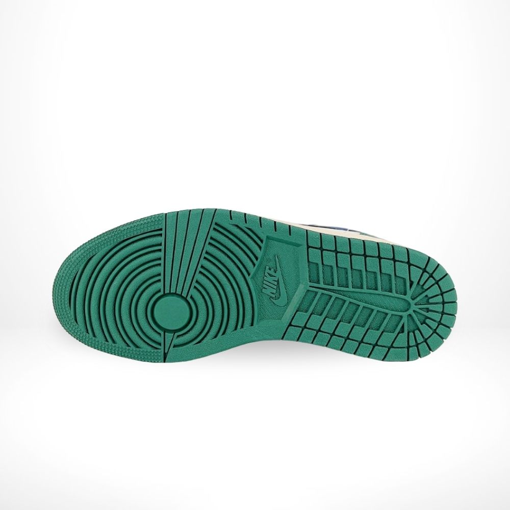 Air Jordan 1 Low x Undefeated Green Grey Custom