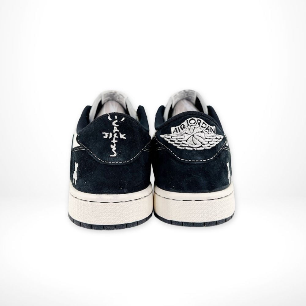 Air Jordan 1 Low x Travis Scott x Gloomy Bear Black White Custom